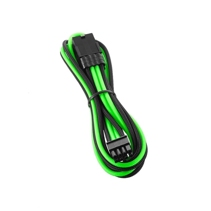 CableMod Pro ModMesh Sleeved 8-pin PCI-e Extension (Black + Light Green, 45cm)